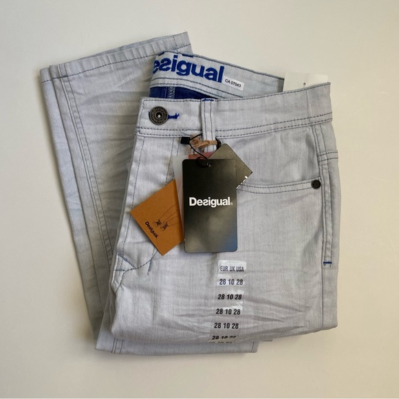 Desigual White Jeans 28 x 32 - Picture 1 of 4